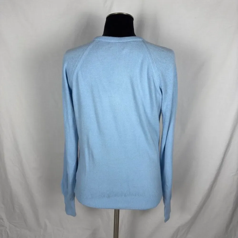 Vintage Par Four Golf‎ Baby Blue V-Neck Sweater - Men’s L